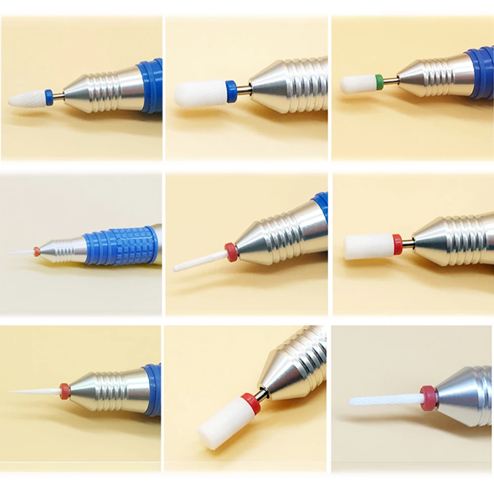 2 шт./лот керамический Фрезер для ногтей Электрический маникюра и педикюра