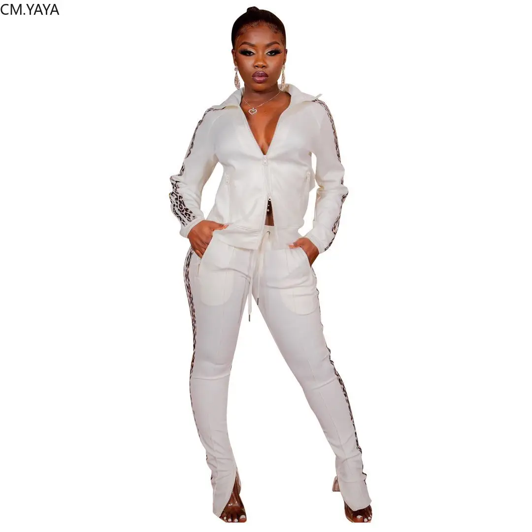 Зимний женский спортивный костюм с длинным рукавом топ отложным воротником и