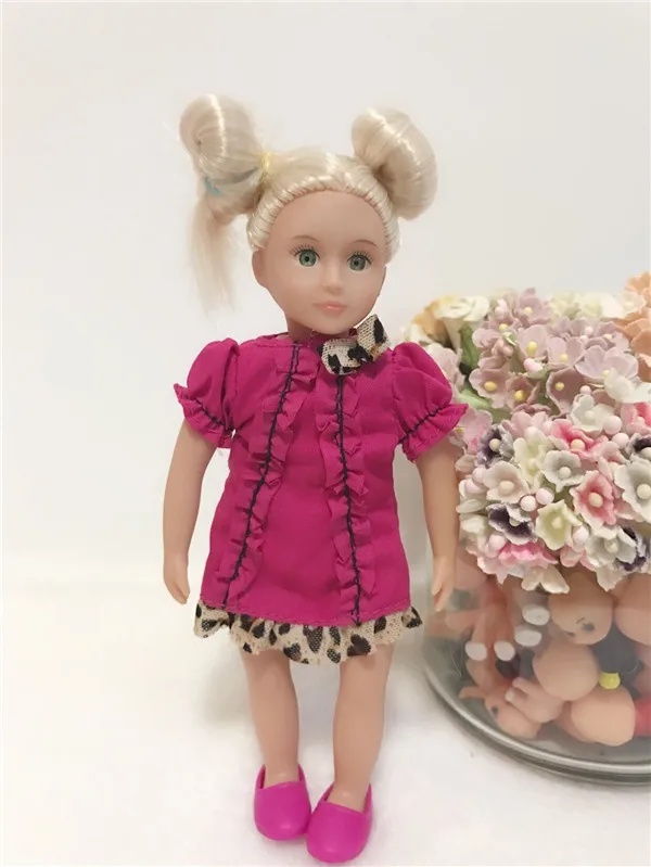 15 см мини-кукла, игровой дом, кукла, игрушка, Детская Коллекция подарков на день рождения - Цвет: sew defect