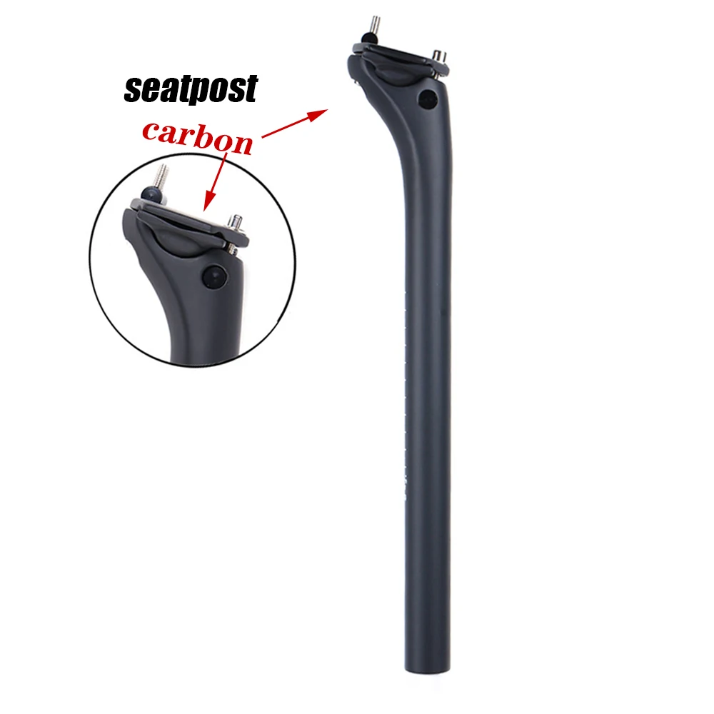 

High Strength Carbon fibre bike seatpost ultralight mountain road bike bicycle seatpost saddle seatpost ud seat tube bike parts