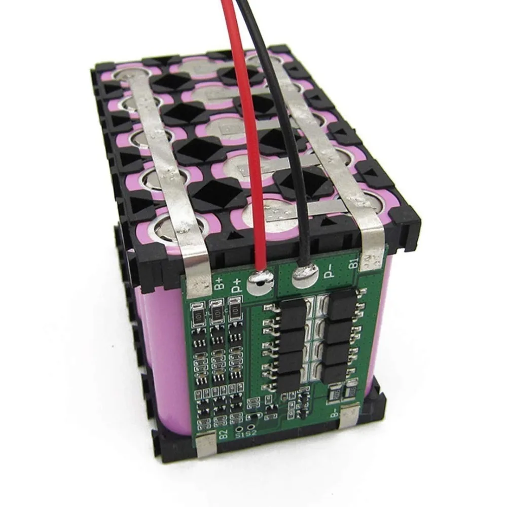 Защитная плата 3S/4S 40A/60A 18650 BMS для зарядки литий-ионных батарей двигателя