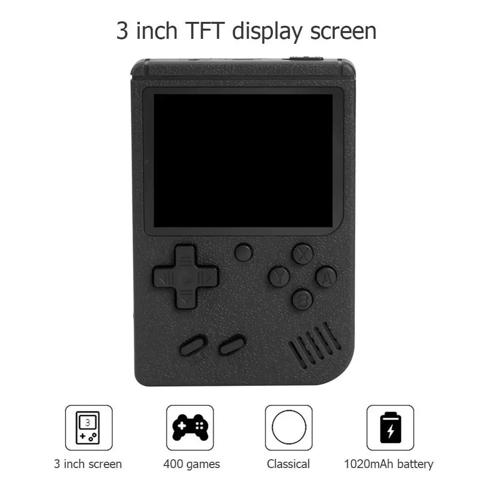 Портативная портативная игровая консоль в стиле ретро 3-дюймовый TFT цветной экран