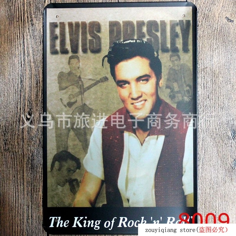 Elvis Presley! Винтажные жестяные вывески для гаража в стиле ретро 20*30 см металлический