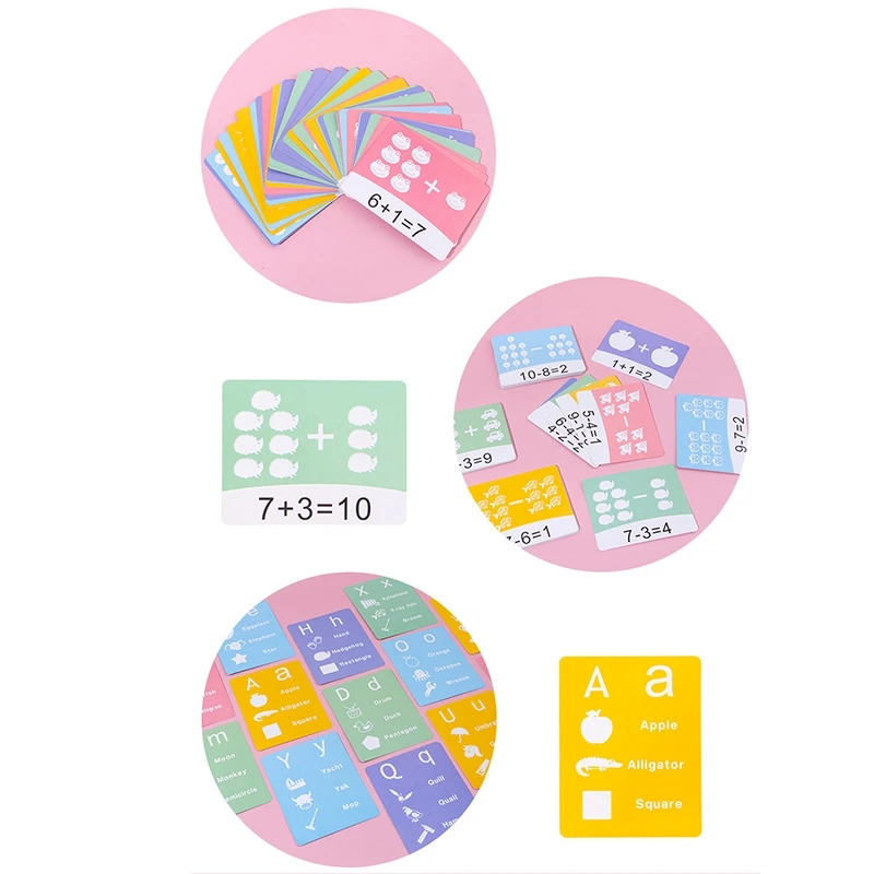 

Spelling Game Wooden Matching Letters Math Toy with Words Flash Cards Alphabets Educational Gift for Kids