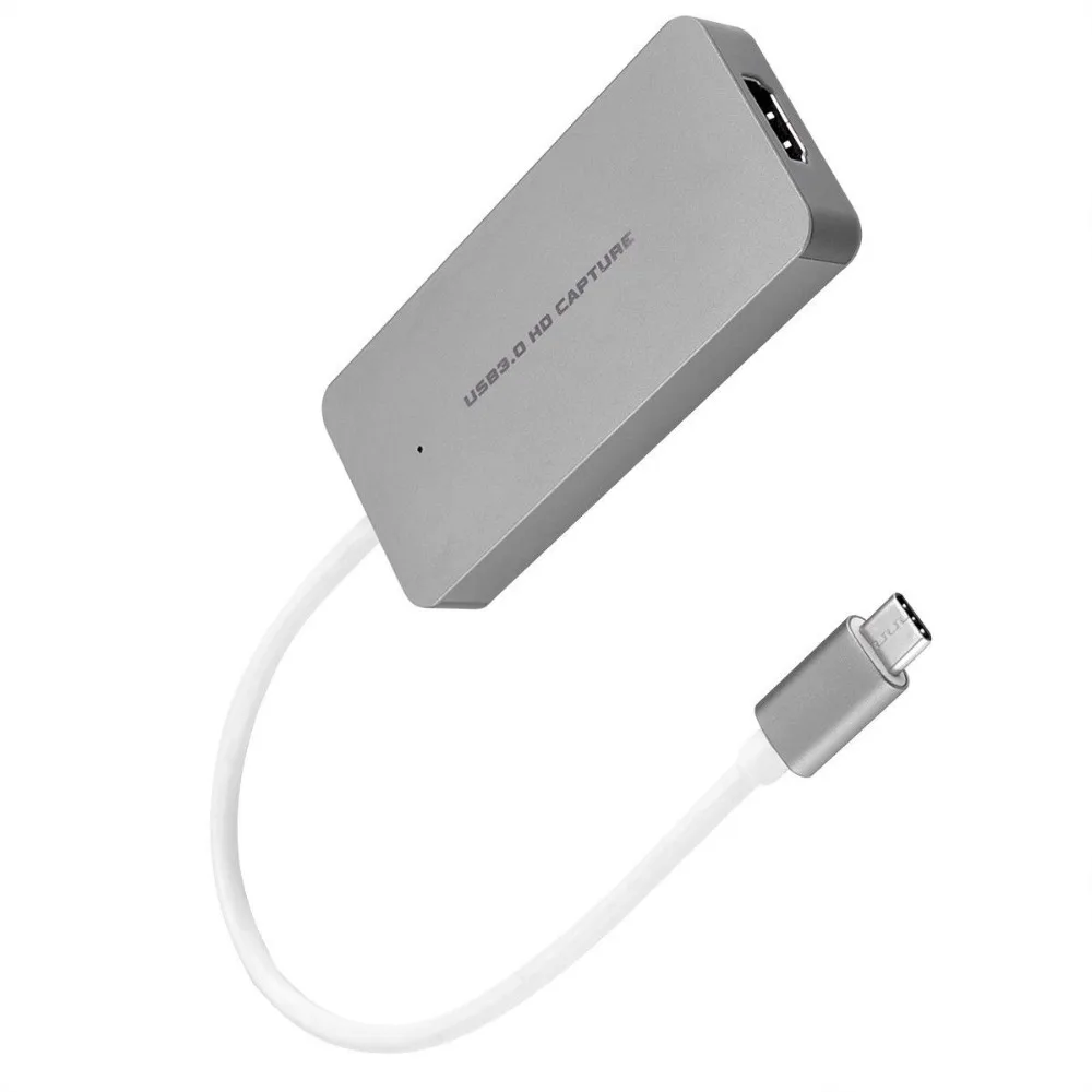 Приставка для видеозахвата HDMI на Type C USB 3 0 HD 1080P 60 кадров в секунду MACBOOK Windows/Linux/Mac Win