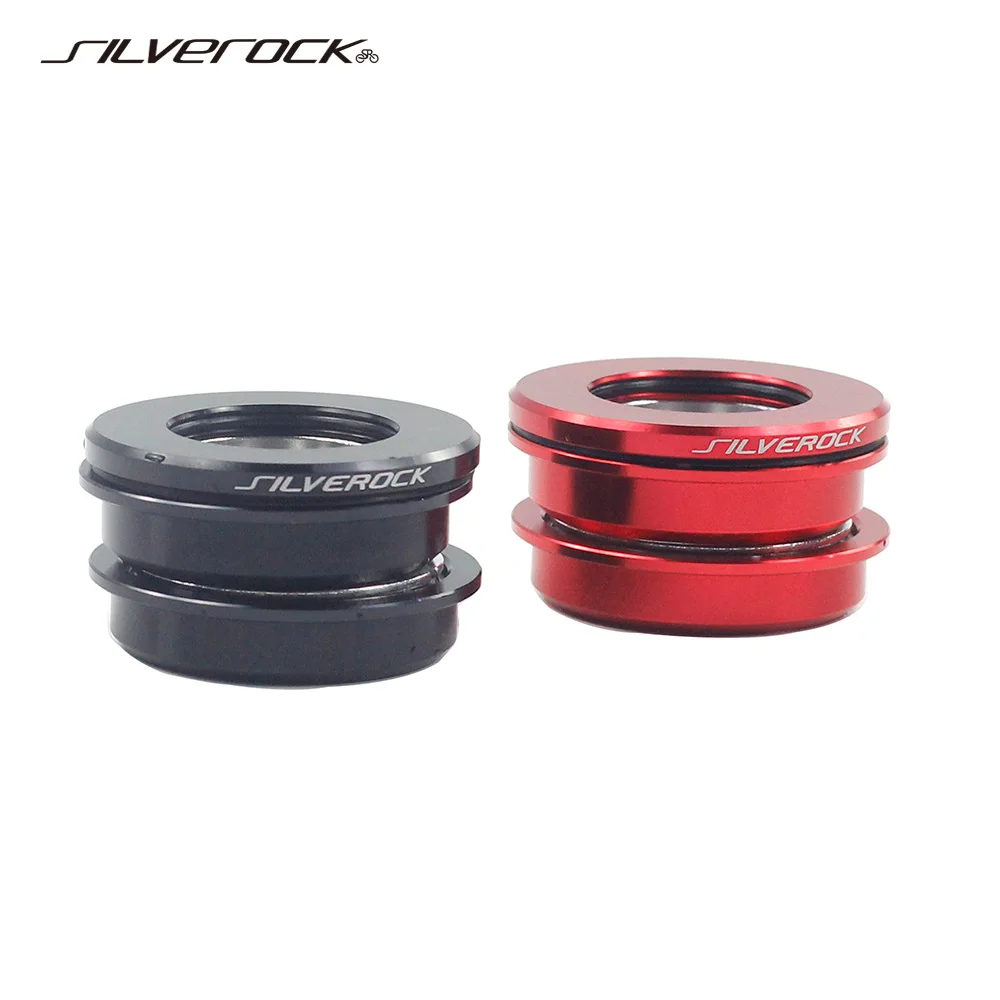 SILVEROCK Alloy Bike Headset Ingergrated 44mm Bearing 28.6mm for FNHON Gust K3 Folding CNC Bicycle Headsets Parts | Спорт и