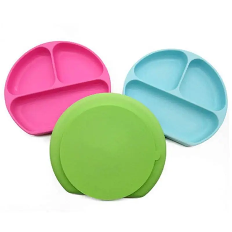 

Baby Silicone Plate Kids Bowl Plates Baby Feeding Silicone Food Plate Set Bowl Baby Gel Dishes Plates Kids Tableware