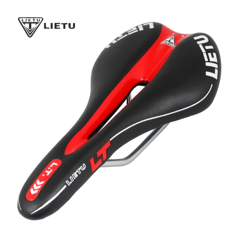 

LIETU Bicycle Saddle MTB Road Bike Cycling Silicone Skid-Proof Saddle Seat Silica Gel Cushion Seat Leather Cycle Accessories