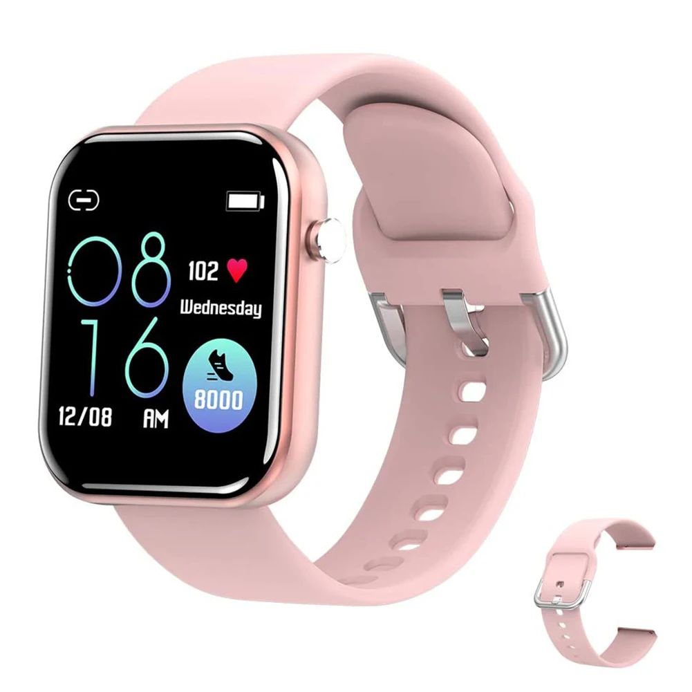 

Square Smart Watch Bracelet 1.54 inch Touch IP67 Vibration Heart Rate Monitor Elegant Watch Comfortable Element