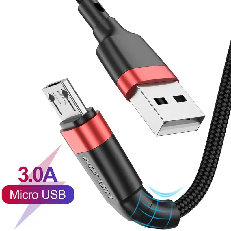 Кабель Micro USB 1 м 2 3 кабель для быстрой зарядки Xiaomi Redmi Note 5 Pro Android мобильный телефон