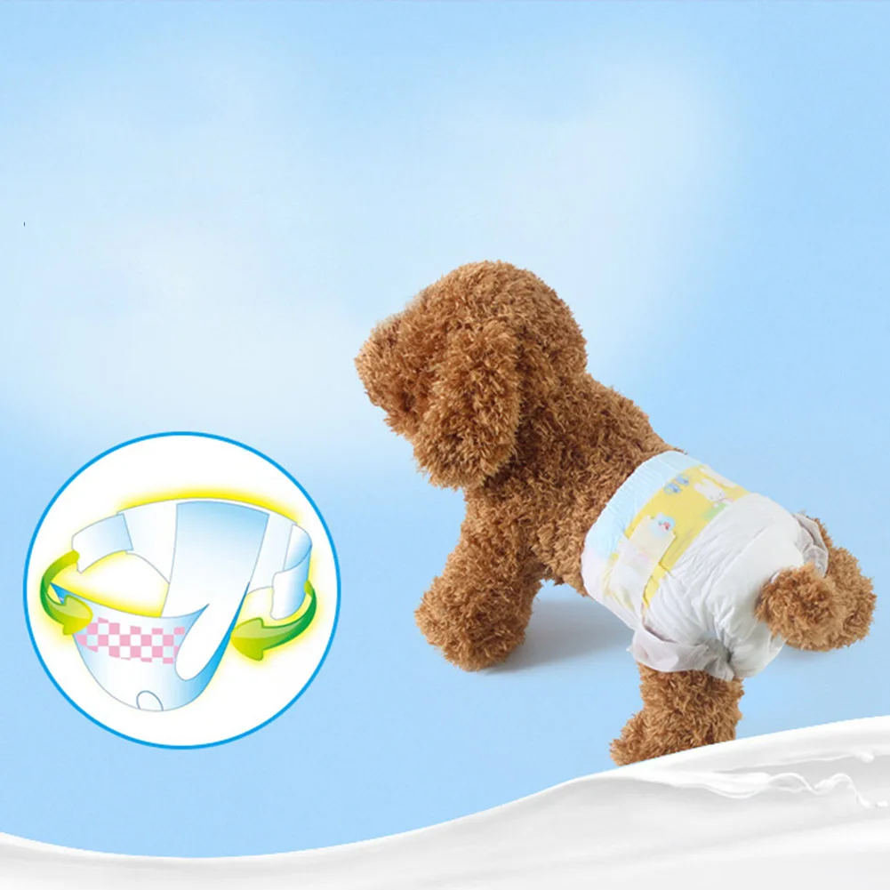 

10pcs Pet Dogs Female Ultra Protection Disposable Dog Diapers Pets Products DSD666