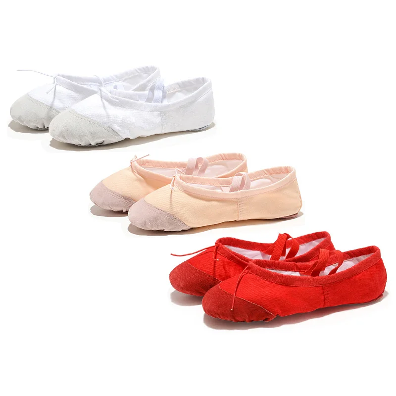 Мягкие кожаные тапки USHINE для мужчин и женщин обувь балерины занятий йогой