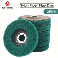 125mm nylon fiber flap disc 120grit polishing grinding wheel for angle grinder polishing tools 2 10pcs