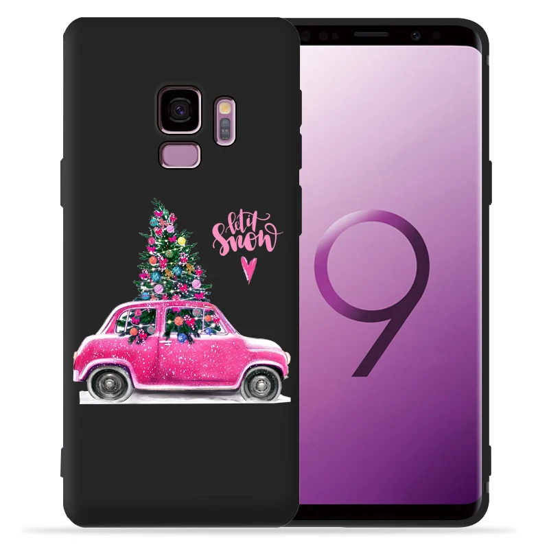 Модный чехол для телефона с рождественской елкой для девочек samsung Galaxy S9 S8 S10 Plus S7 S6 Edge S10 Lite Note9 8 10 Pro, чехол Etui - Цвет: 13
