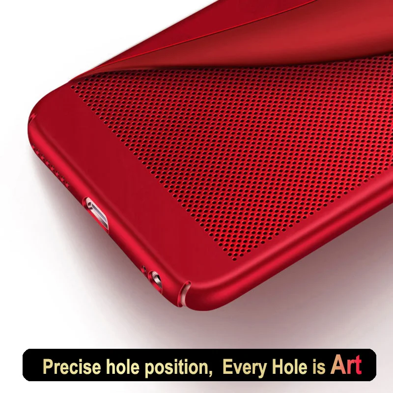 Роскошный Ультратонкий жесткий чехол для телефона с отверстиями и отводом тепла