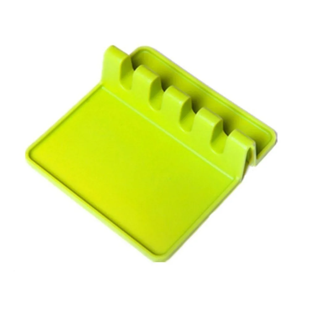 Силиконовая ложка подставка для посуды держатель кухонной лопатки термостойкая