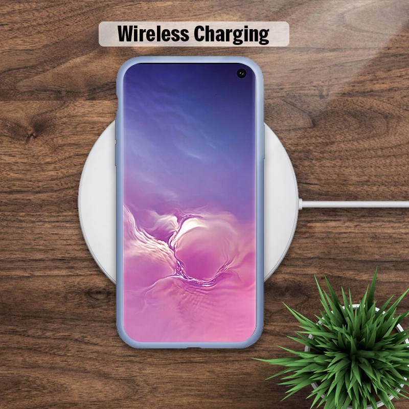 Силиконовый чехол для Samsung Galaxy Note 10 Pro 9 8 S10 Чехол на подушку из микрофибры с