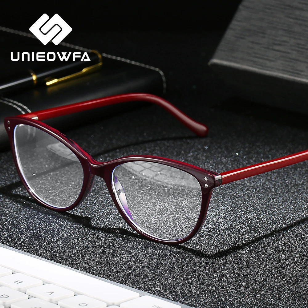 Винтажная ацетатная оправа для очков коррекции близорукости женская брендовая в