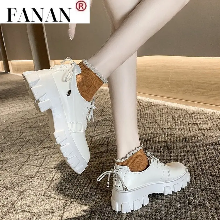 

Women Bowtie Tassel Platform Autumn Derby Shoes Ladies Flat Oxfords Patent Leather Slip On Female Comfort Fashion Footwear