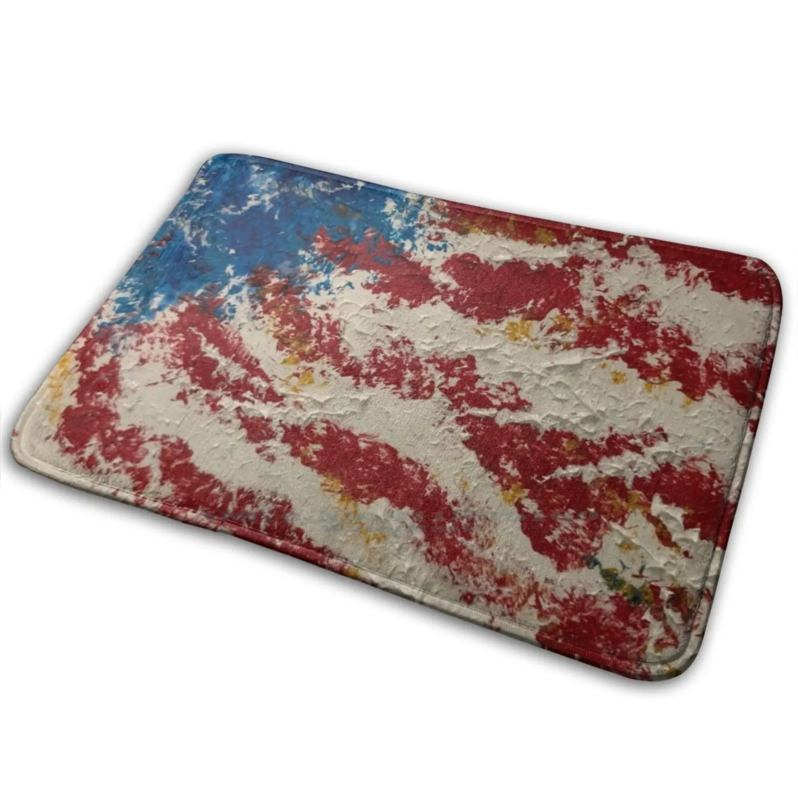 Red White And Blue! Mat Rug Carpet Anti-Slip Bedroom Entrance Door Courtmrowe Cmrowe Designs Courtney Rowe Usa | Дом и сад