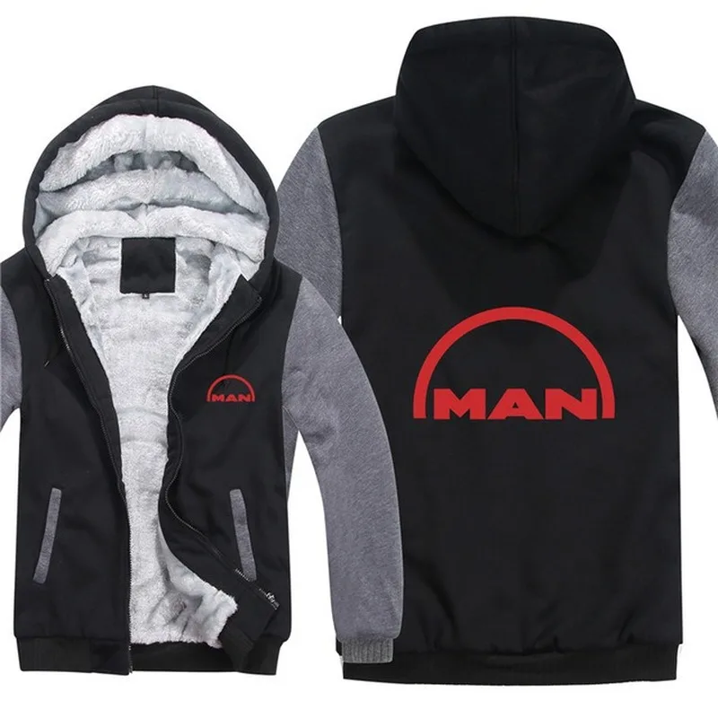 

2020NEW MAN Truck Hoodies Men Fashion Coat Pullover Wool Liner Jacket MAN Truck Sweatshirts Hoody