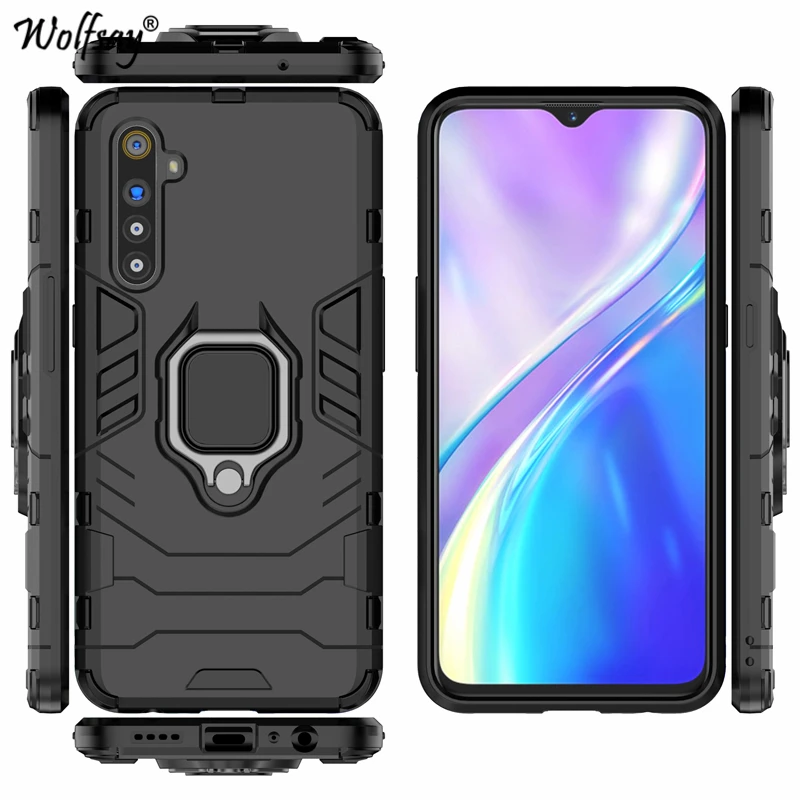 Для Realme XT чехол противоударный защитный металлический держатель для пальца чехол для телефона для Realme XT X2 защитный чехол Realme XT X2 K5 730G