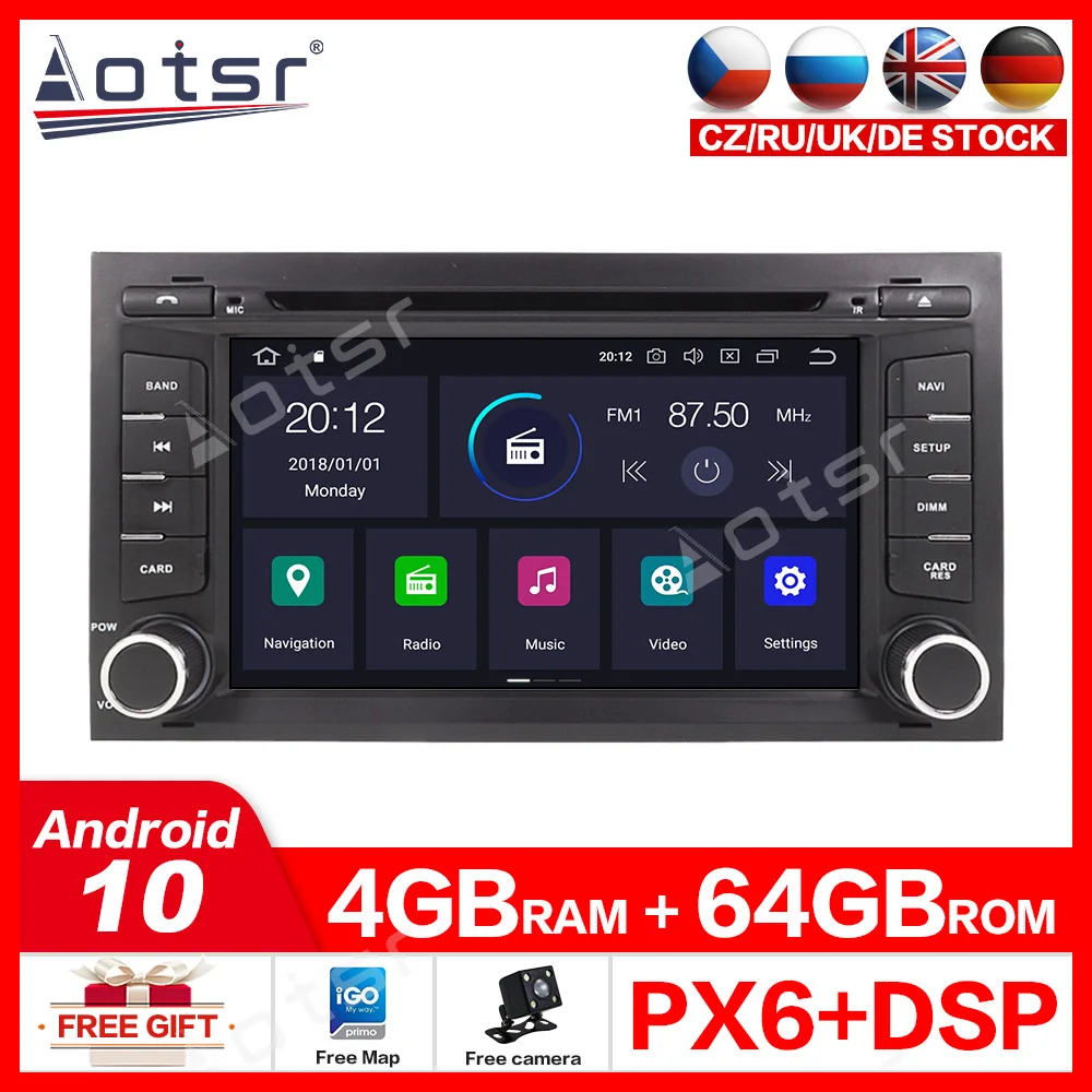 Aotsr автомобильный Радио стерео приемник 2 din для Seat Leon android 2012-2017 DVD плеер GPSnavigation
