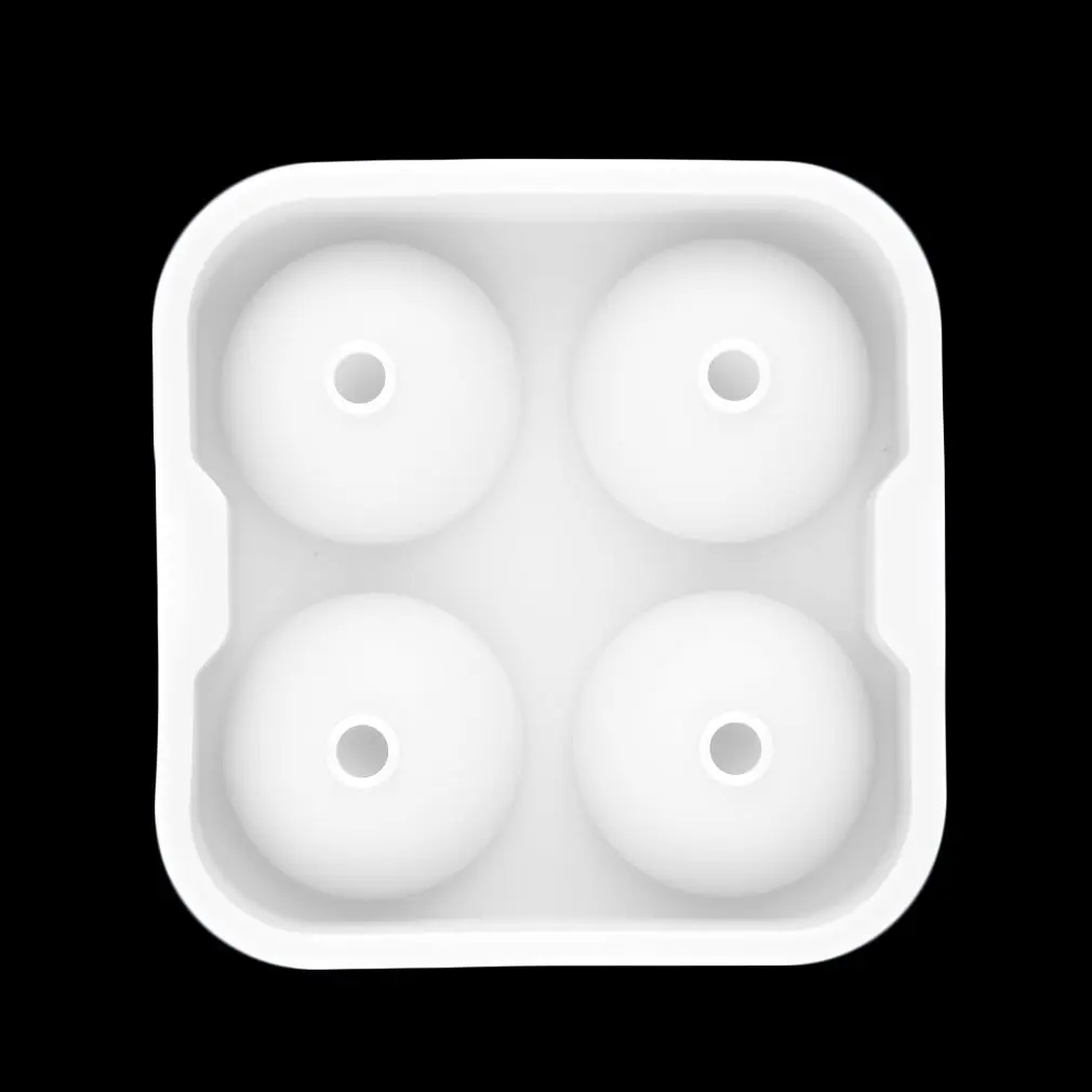 Круглая формочка из силикона ледовые шарики чайник лоток четыре большие