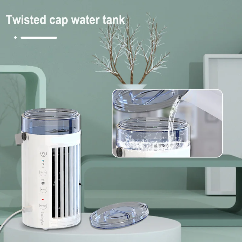 

Household Low-noise Air Conditioner Multifunctional Refrigeration Fan Humidifier Portable USB Air Cooler Desktop Fan