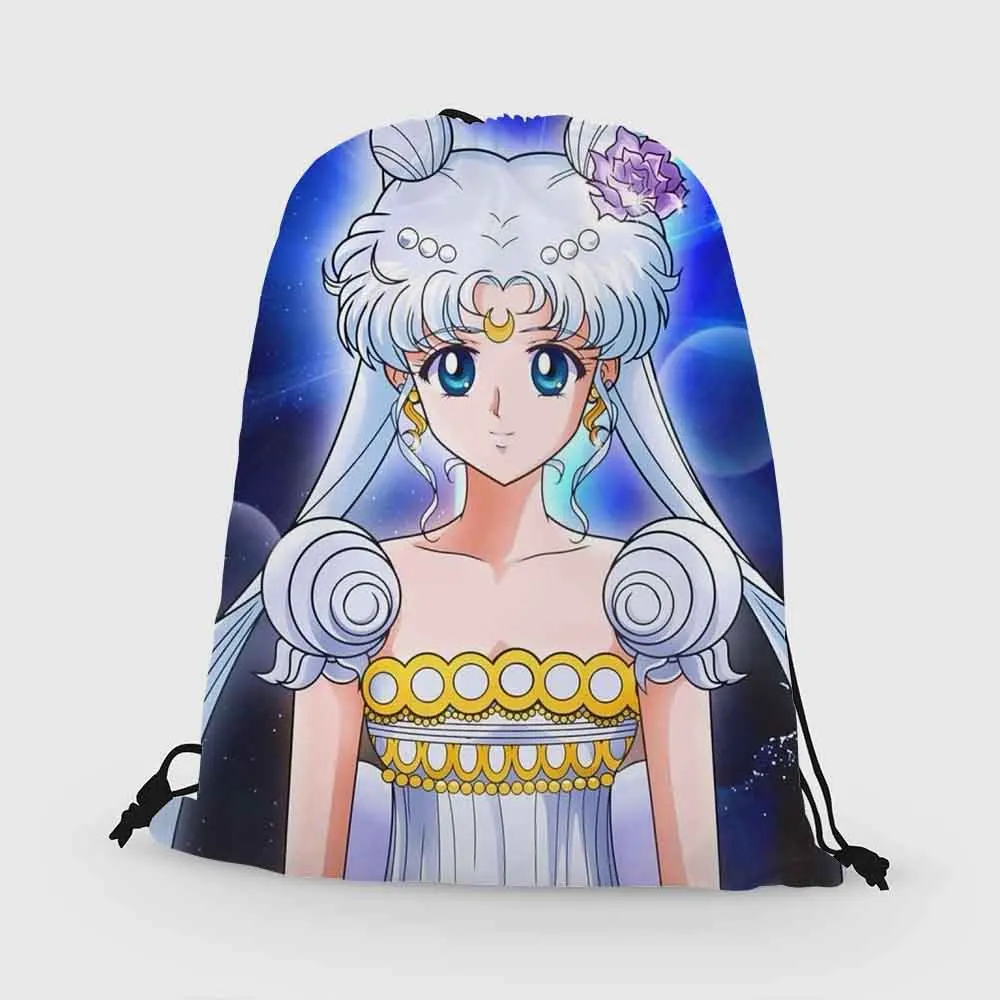 Сумка на шнурке Sailor Moon заказ Детский рюкзак повседневный для подростков женская