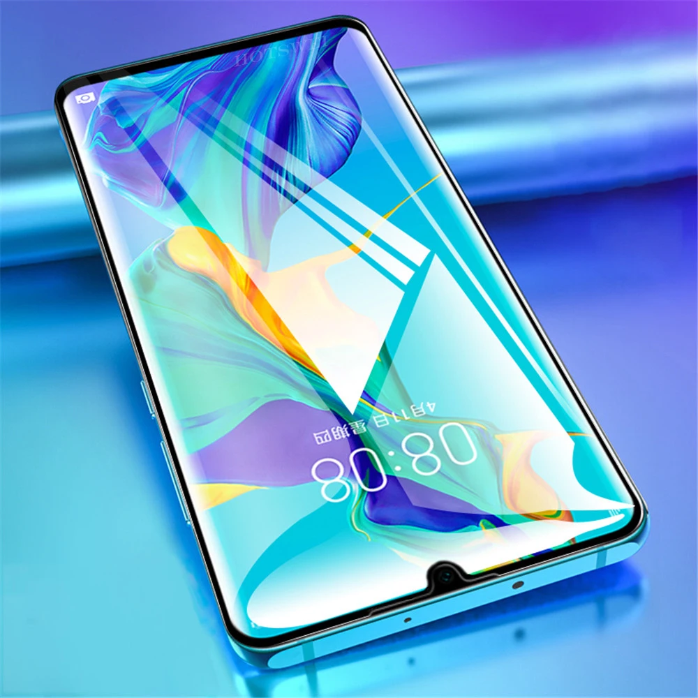 9D край Полное защитный покрытие экран закаленное стекло на для Huawei Psmart P Smart Z Psmart+