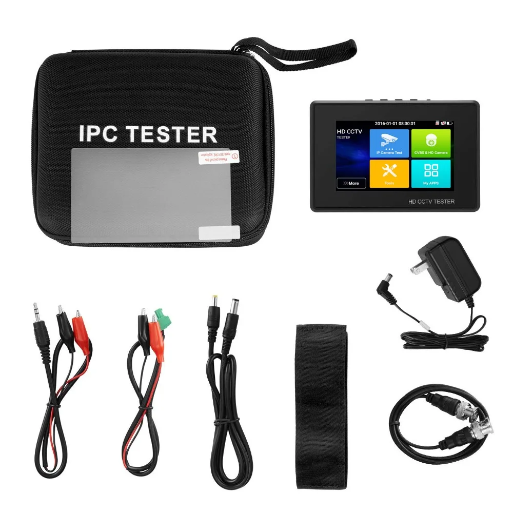 IP Camera Tester 4 Inch 4K H265 H2648MP AHD/TVI / CVI CVBS CCTV Monitor PTZ Controller Rapid ONVIF IPC POE | Безопасность и защита