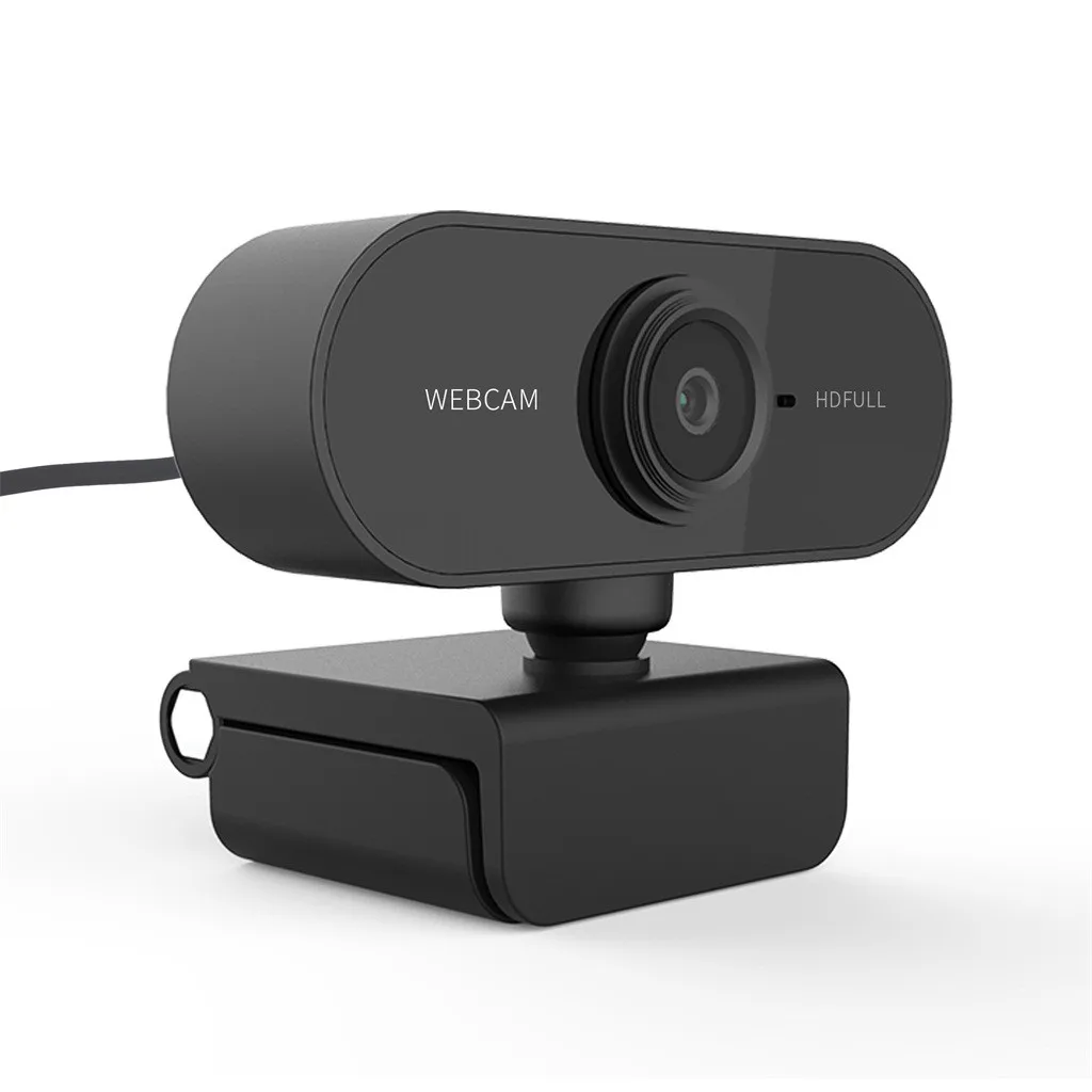 

HD 1080P Webcam Mini Computer PC WebCamera with Mic USB 2.0 Rotatable Cameras for Live Broadcast Video Calling Conference Work