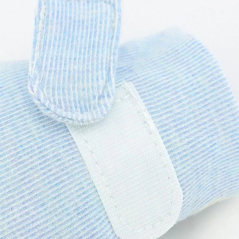 Новые хлопковые детские шапки перчатки комплект с футляром для новорожденных