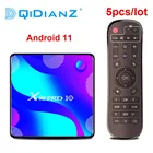 DQiDianZ 5 шт.лот x88 pro10 Smart TV Box Android 11 RK3318 Четырехъядерный 4K телеприставка H.265 телеприставка медиаплеер X88 PRO