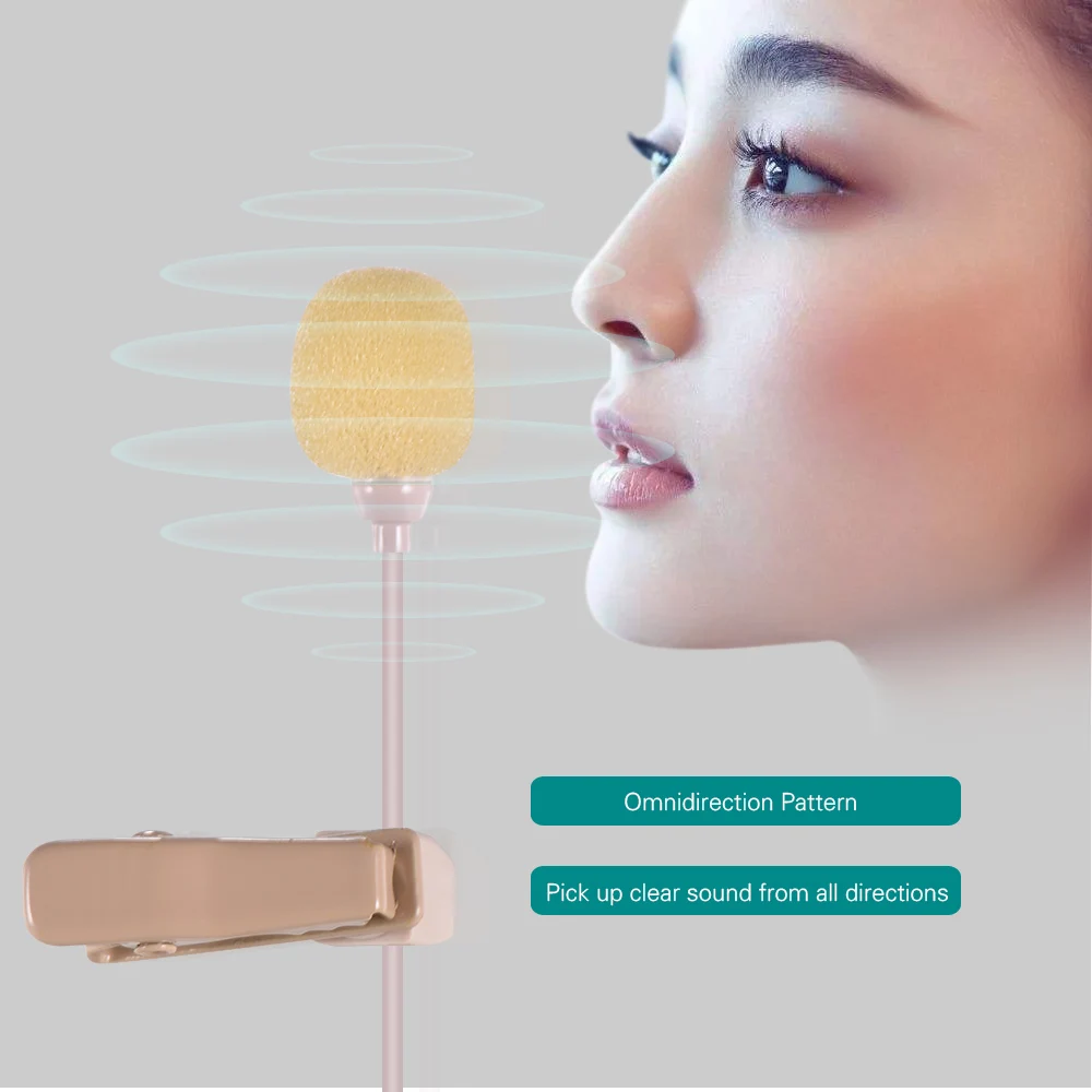 Петличный мини-микрофон с клипсой конденсаторный микрофон штекер 3 5 мм для