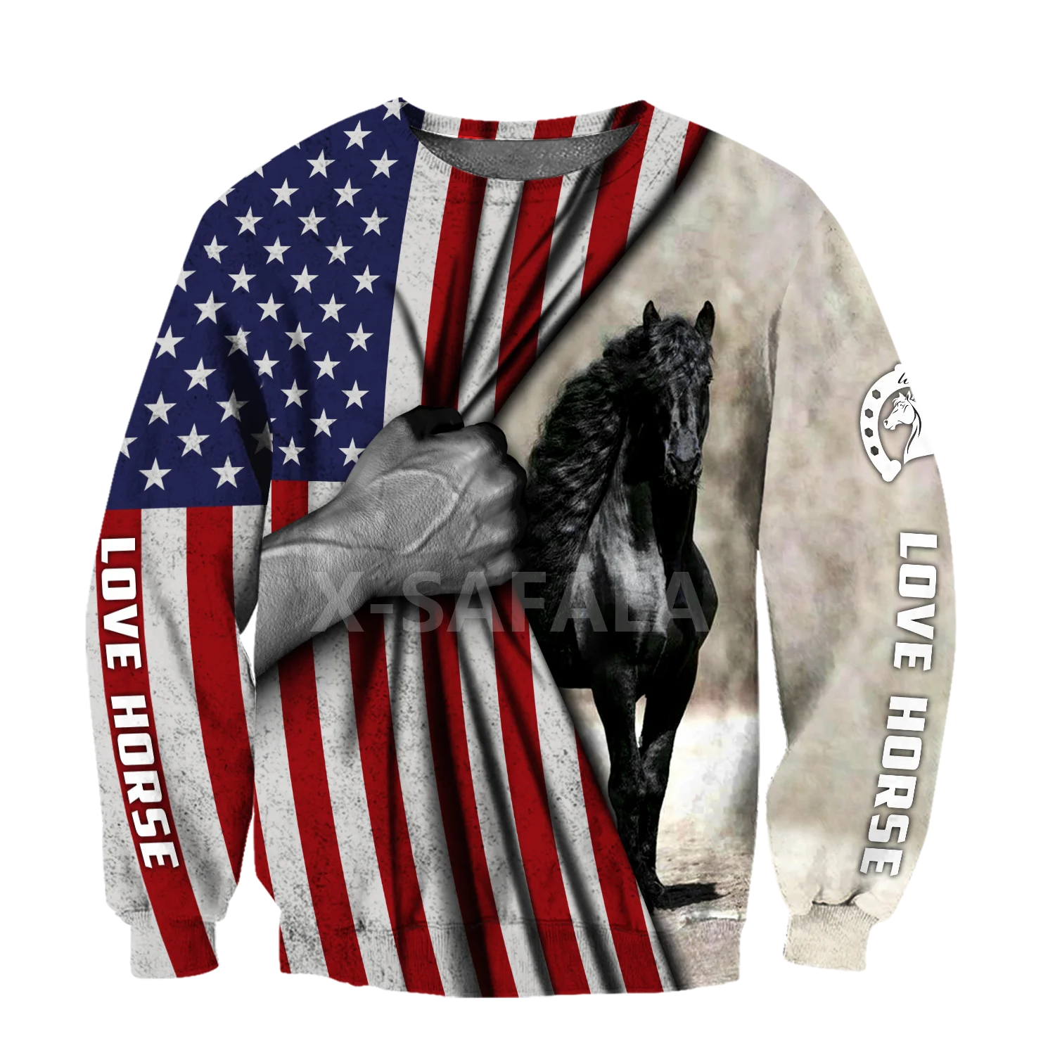 

USA flag house 3D All Print Plus Hoodie Man Women Harajuku Outwear Zipper Pullover Sweatshirt Casual Unisex Jacket