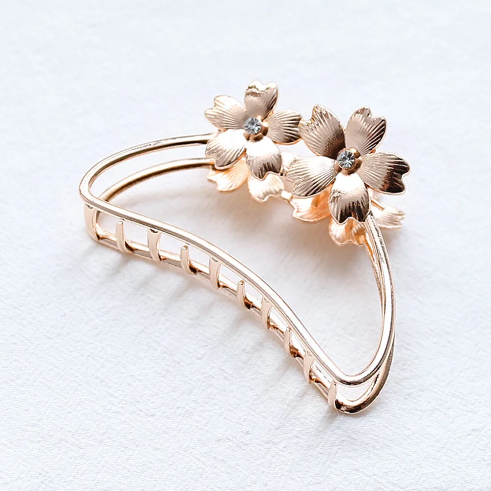 Женские заколки-пряжки металлические заколки-крабы аксессуары для волос заколки