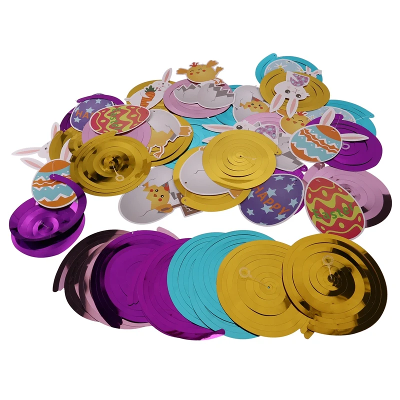 30 шт. пасхальные свисающие украшения вечерние потолочные гирлянды для пасхи дня