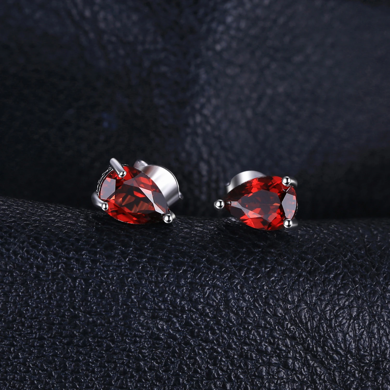 Jewelrypalace капли воды 1.8ct натуральный гранат Твердые 925 серебро Серьги-гвоздики для Для женщин модные вечерние Красивые ювелирные изделия