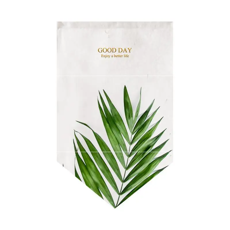 

Bedroom decoration living room decoration curtain linen curtain plant pattern decoration restaurant kitchen room