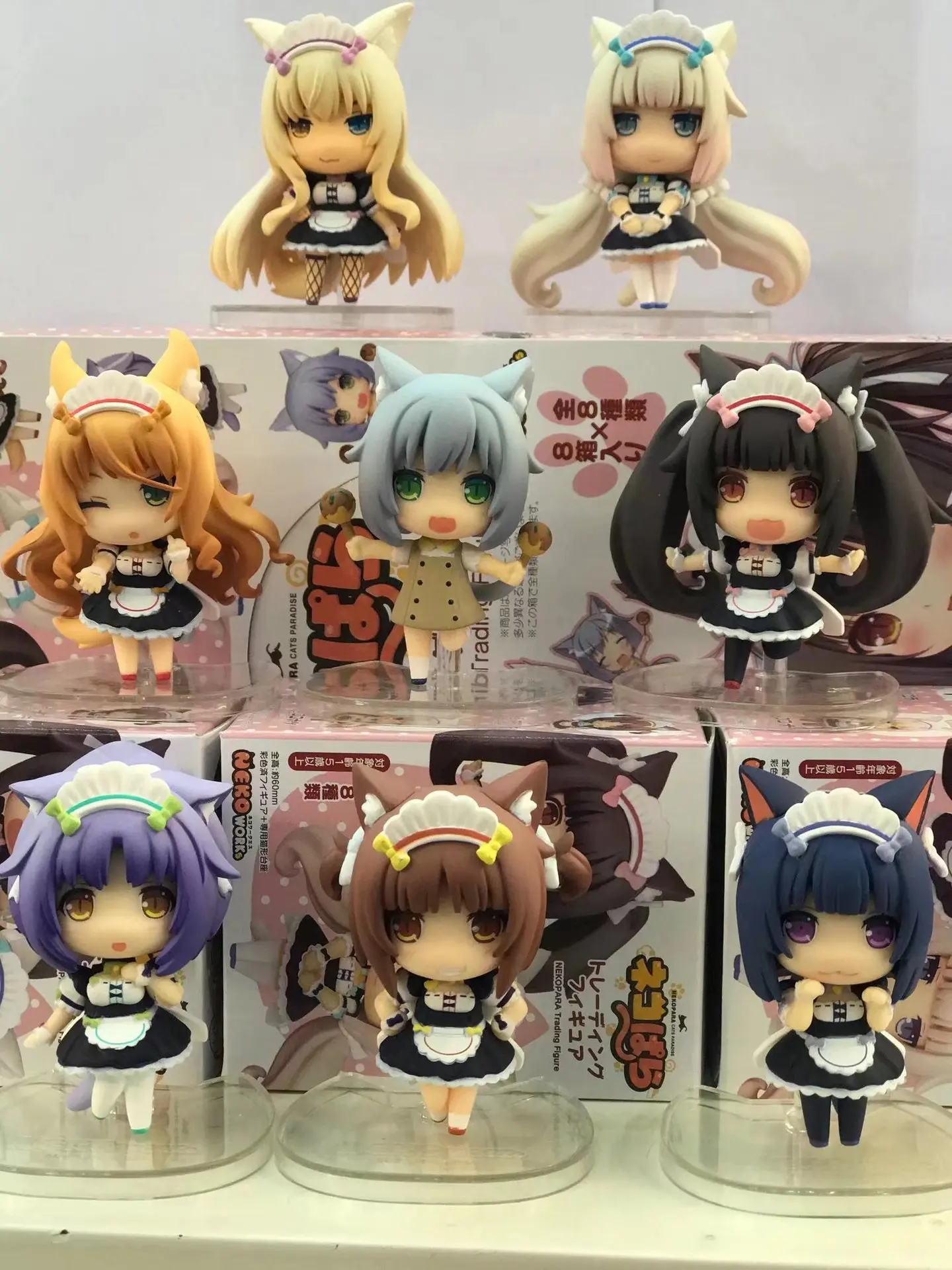 8 шт./набор игрушечные фигурки из игры NEKO WORKs NEKOPARA La shoi ваниль чокола кокосовый