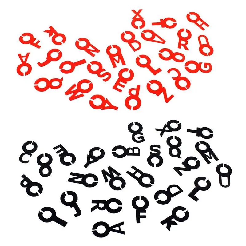 52 шт. алфавитные буквы маркер для бокалов вина креативный идентификатор