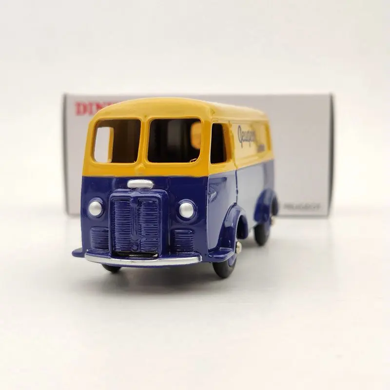 Атлас 1/43 миниатюрные игрушки Dinky 25B для P ~ fourfourgon Tole D.3.A желтый литье под давлением|