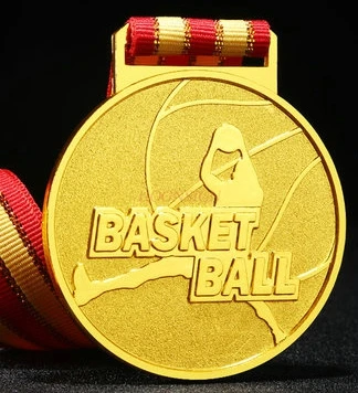 Медаль баскетбольные соревнования призы игры золотая медаль Универсальная