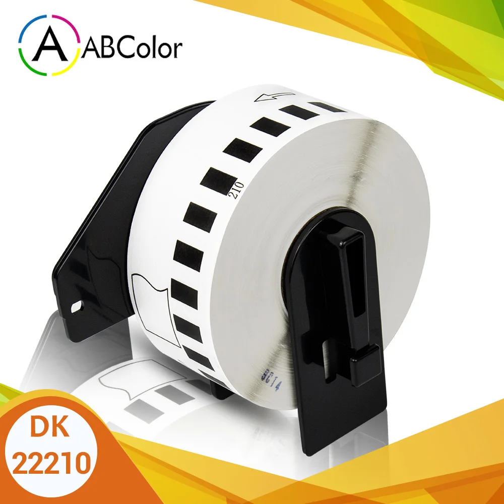 Этикетка для принтера Brother DK-2210 dk 22210 термобумажная этикетка доставки длиной 29 мм *