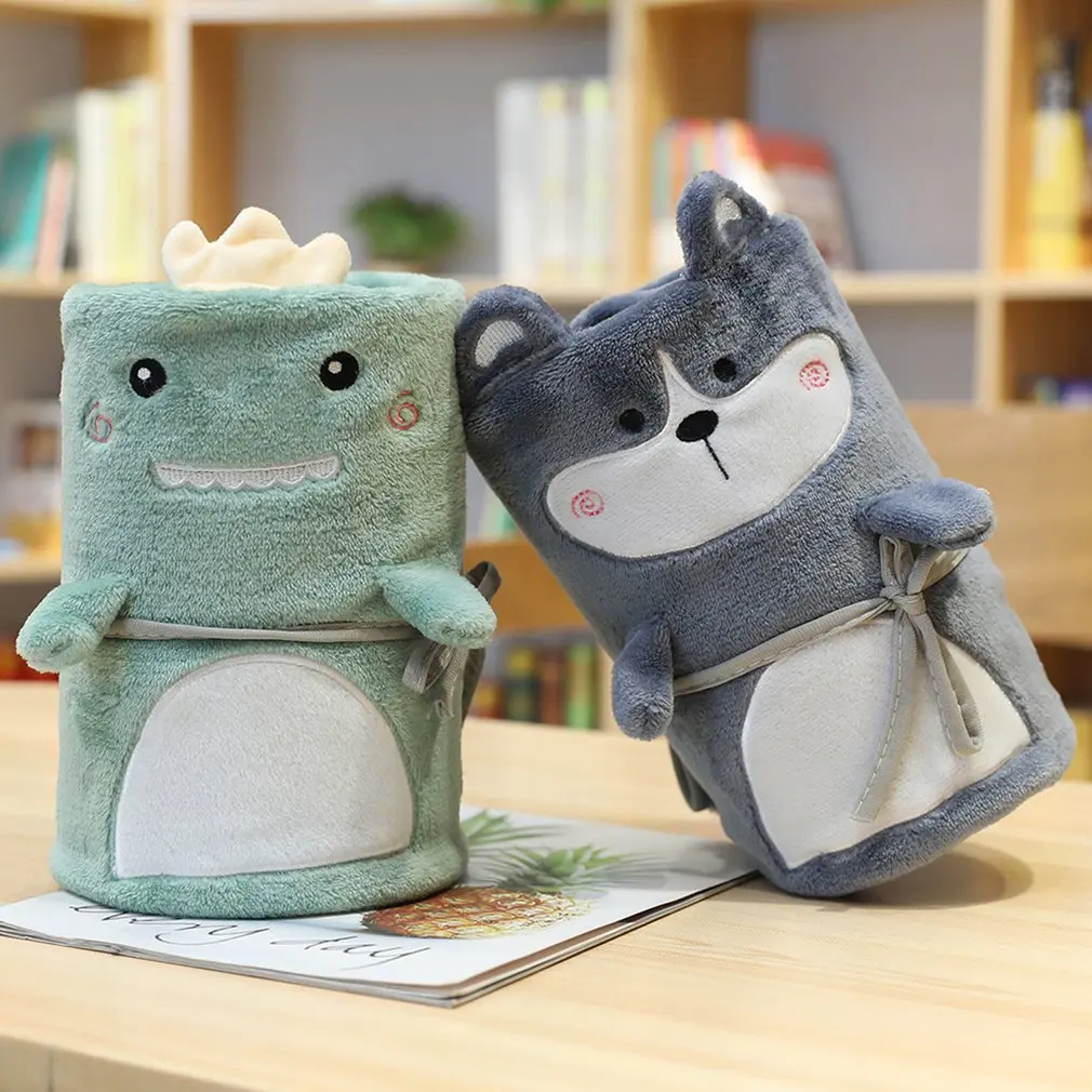 

Cute Cartoon Animal Air Conditioning Office Nap Blanket Lunch Break Artifact Exquisite And Elegant Blanket