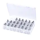 Kapmore 41 шт.компл. насадка для украшения торта креативная насадка для глазури из нержавеющей стали Кондитерская насадка для трубопроводов кухонный инструмент, сделай сам, аксессуары для выпечки