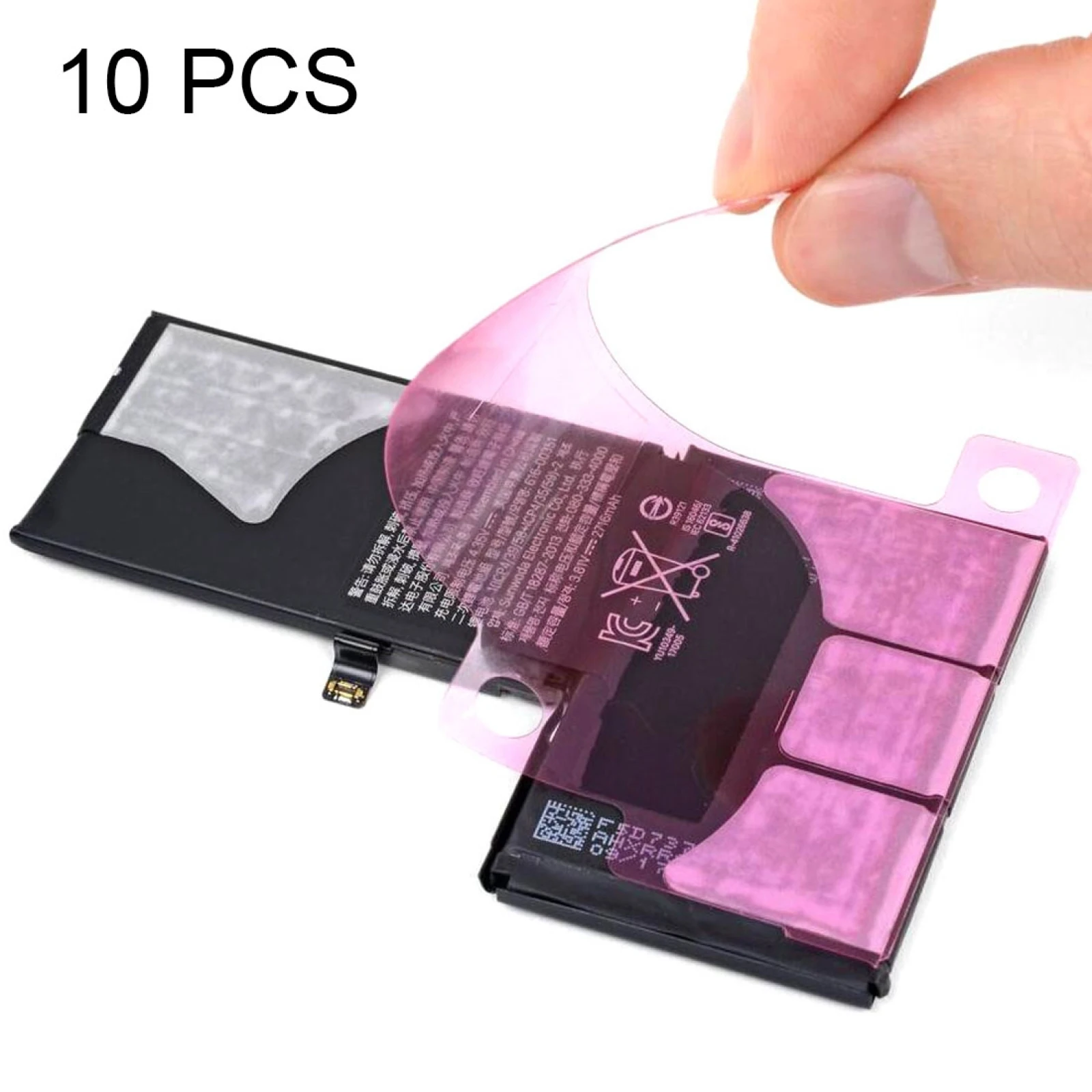 

For iPhone X 10 PCS Battery Adhesive Tape Stickers for iPhone X