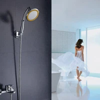 46 inch adjustable 2 mode abs bathroom shower head large rainfall shower head high pressure hand held shower head